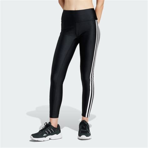 adidas 3 streifen leggins damen schwarz blickdicht|adidas Originals 3.